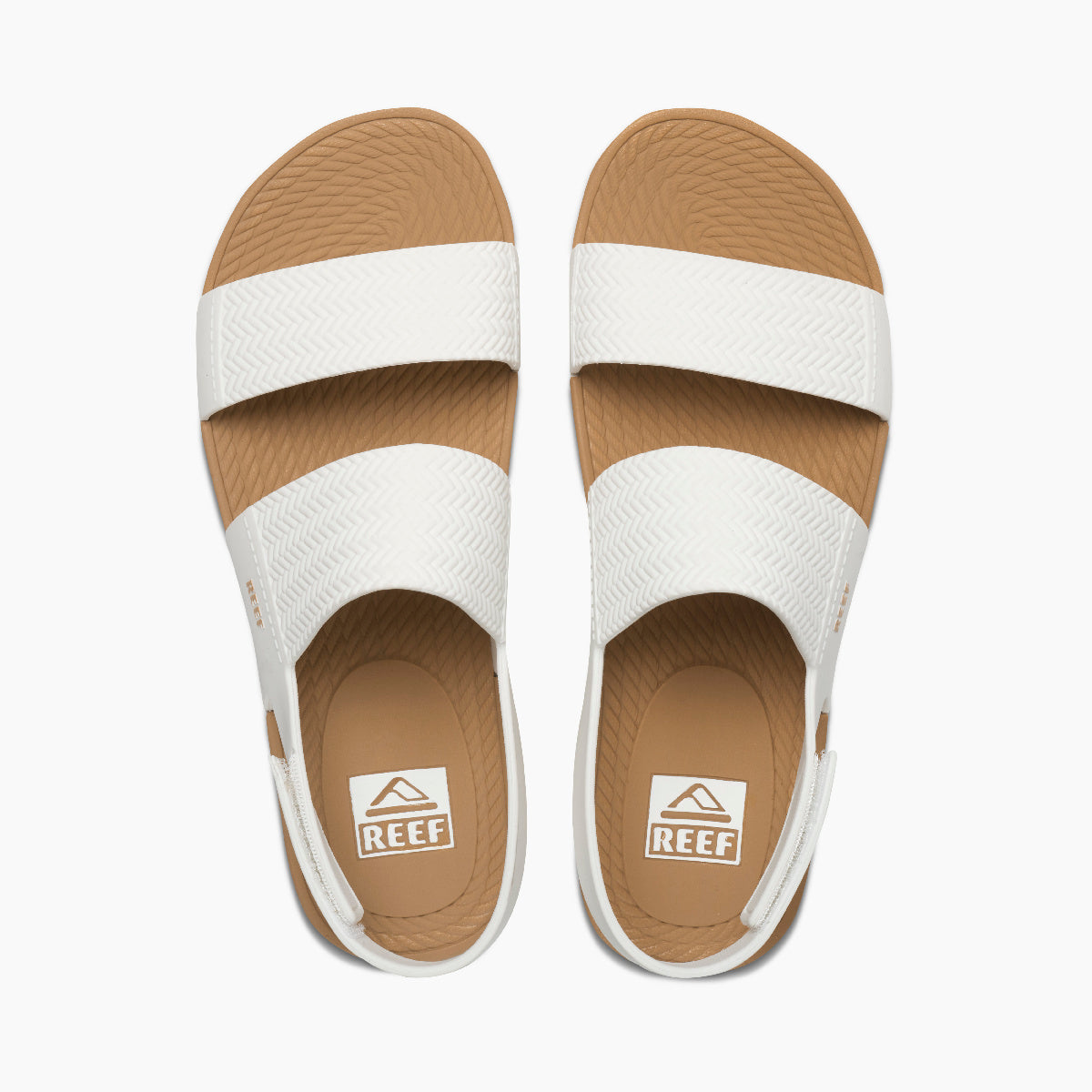 Reef Water Vista Womens Sandal White-Tan 7