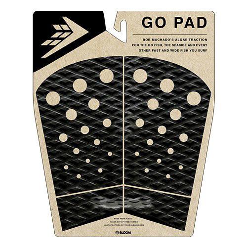 Firewire Surfboards Rob Machado Go Pad Traction 4 Piece Black-Charcoal