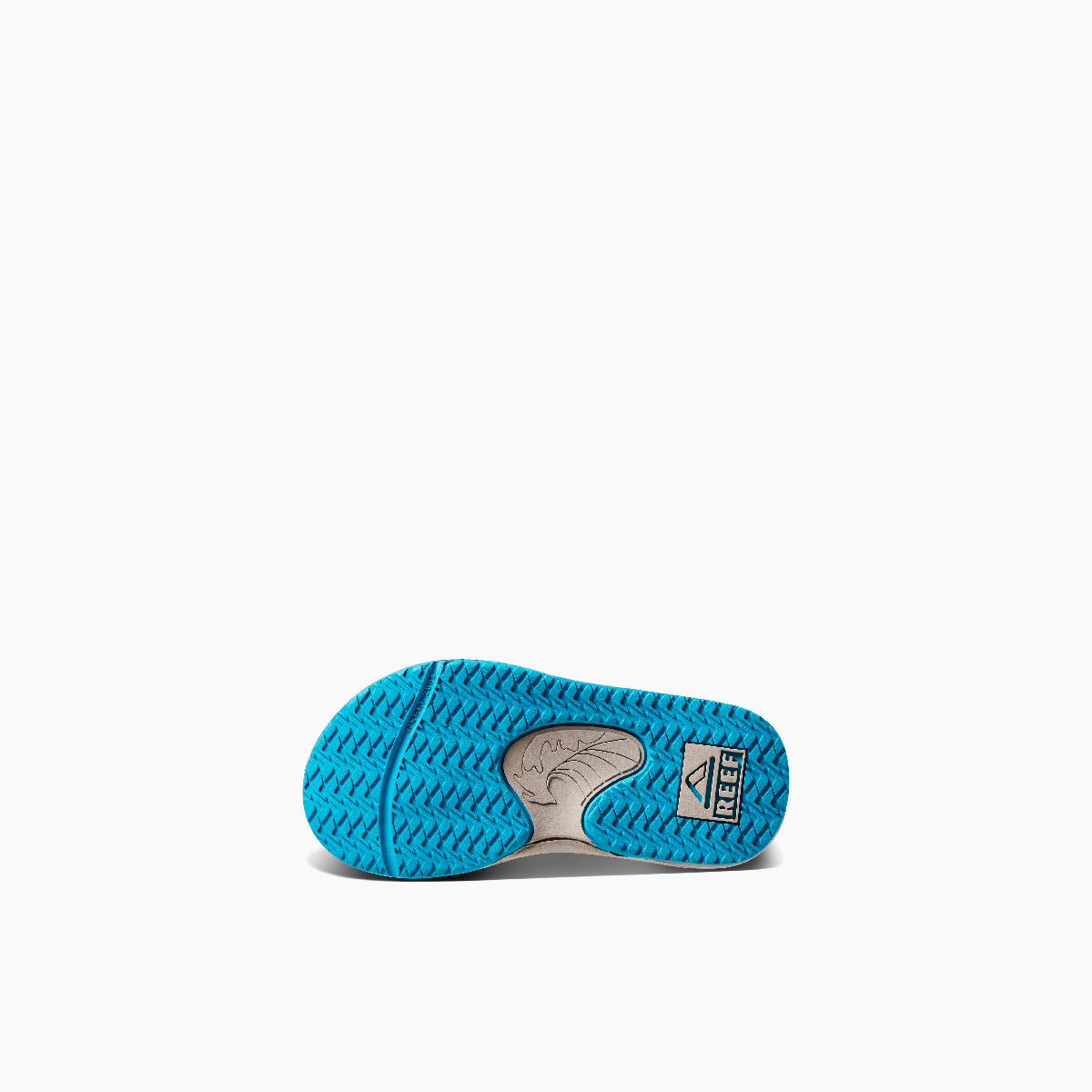 Reef Little Fanning Boys Sandal Grey-Aqua-Oak 11 C