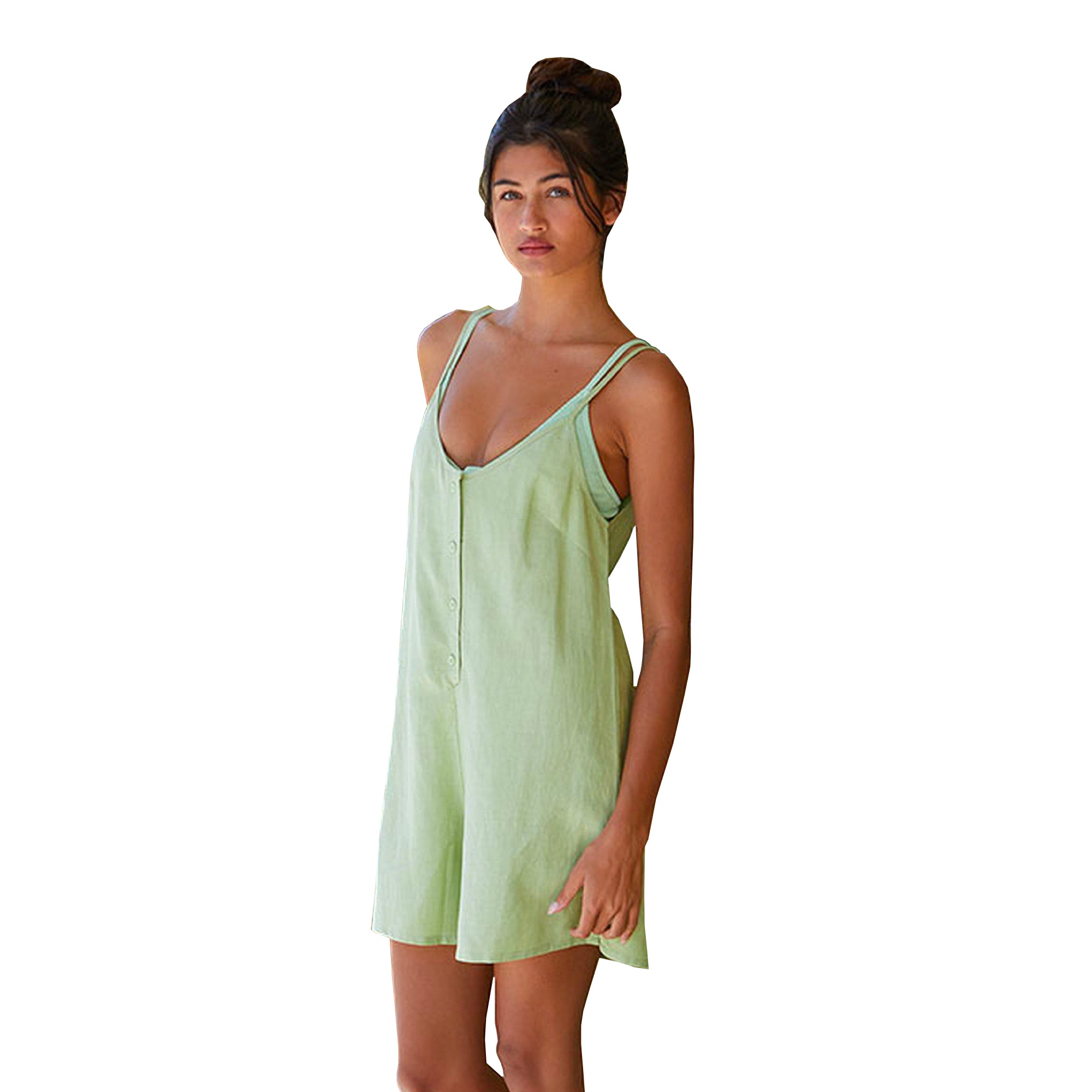Rhythm Essential Adjustable Romper ALO-Aloe XL