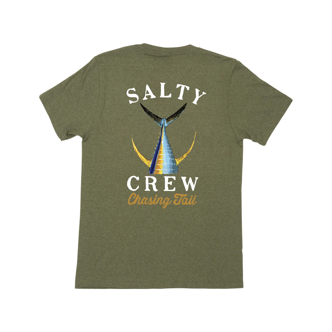 Salty Crew Tailed SS Tee  Forest Heather L