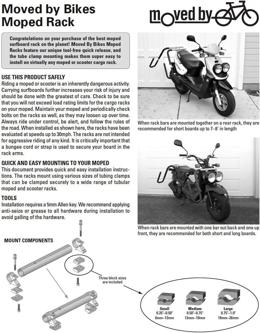 Moved by Bikes Moped Rack