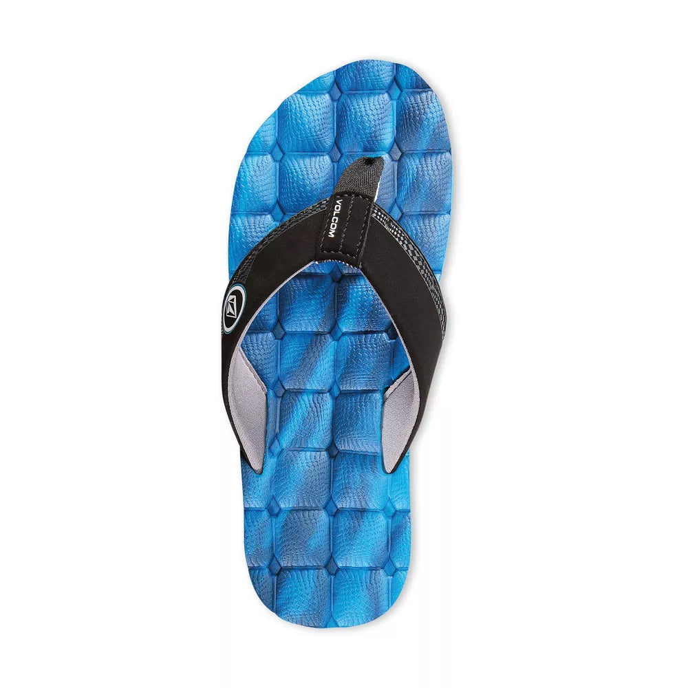 Volcom Recliner Big Youth Boys Sandal MRB23-Marina Blue 3 Y