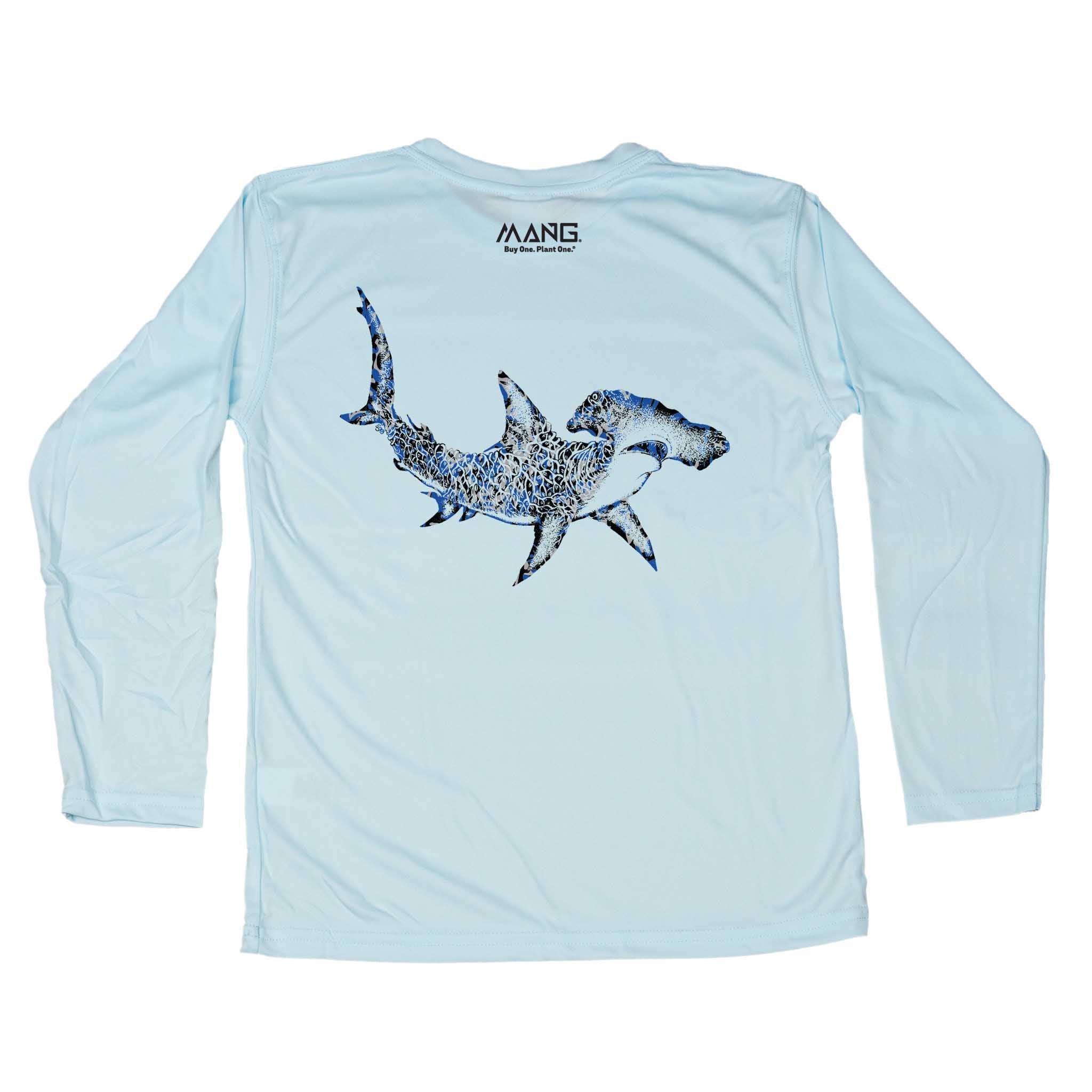 Mang Toddler Performance LS Shirt Hammerhead ArcticBlue 5T