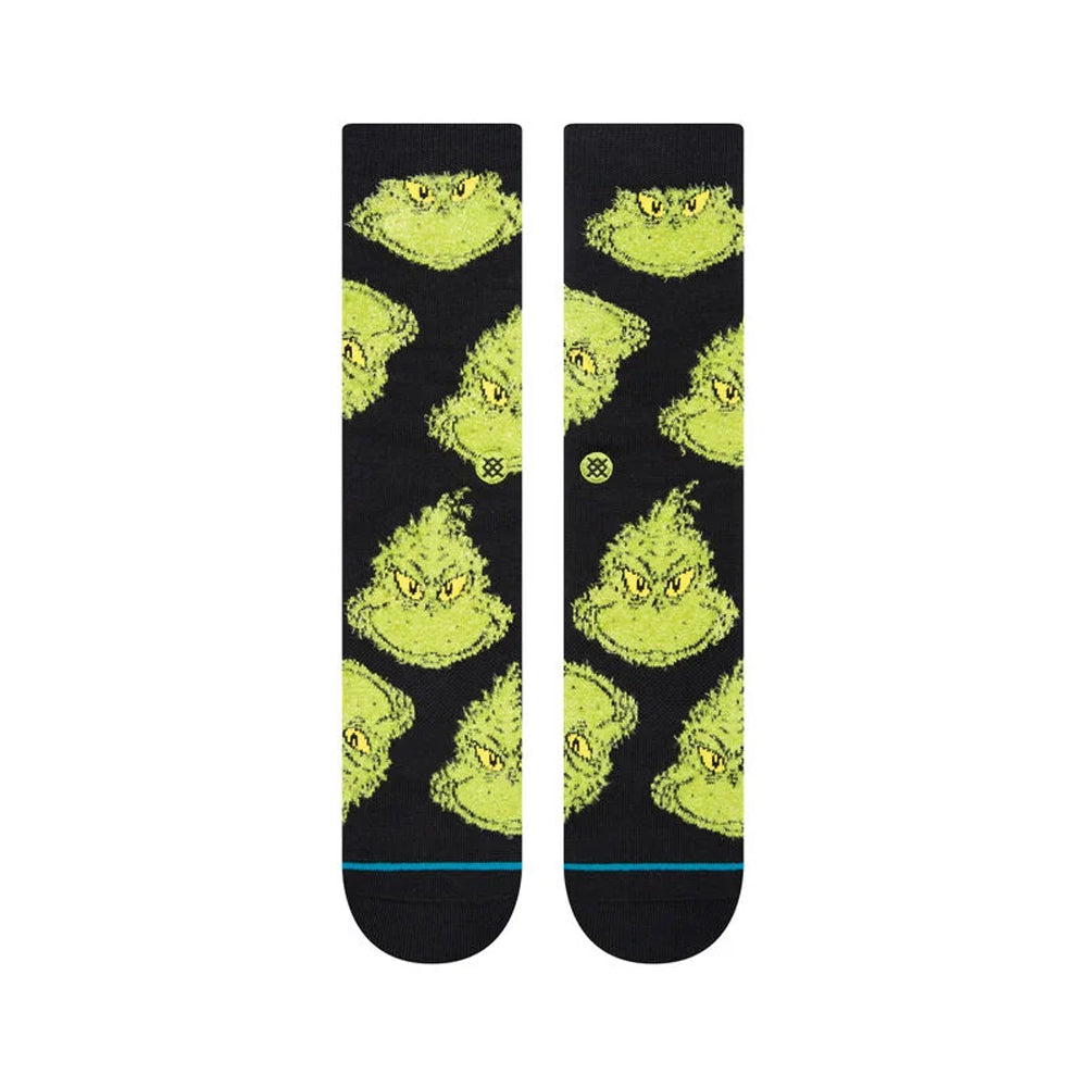 Stance Mean One Crew Sock Black L
