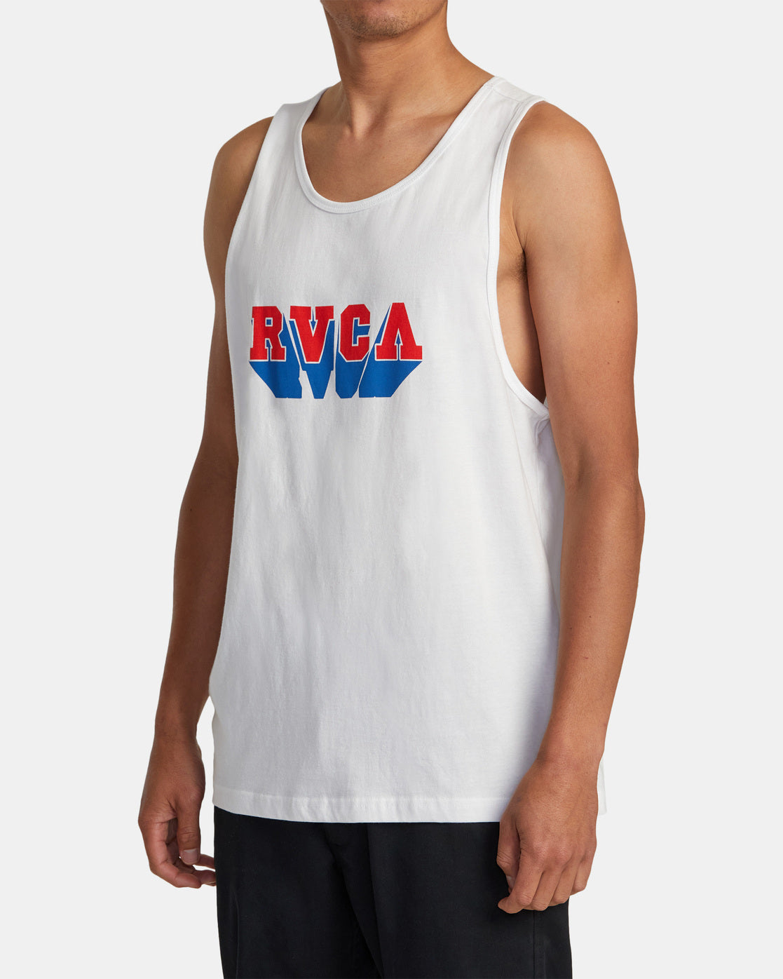 RVCA IMPACT TANK M TEES WHT M