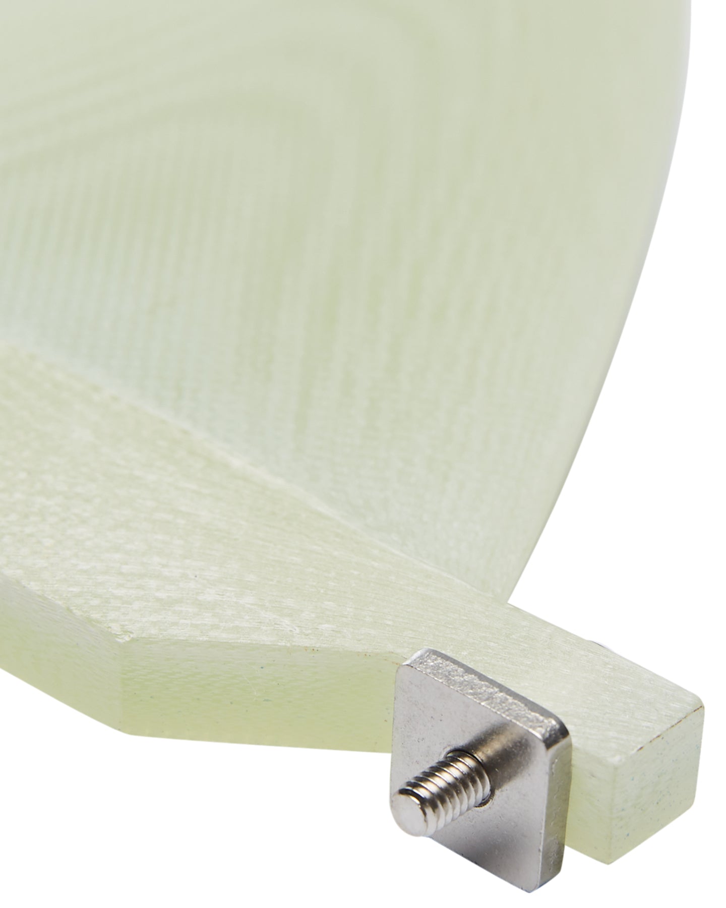 FCS Connect Screw and Plate PG Longboard Fin Clear 8in