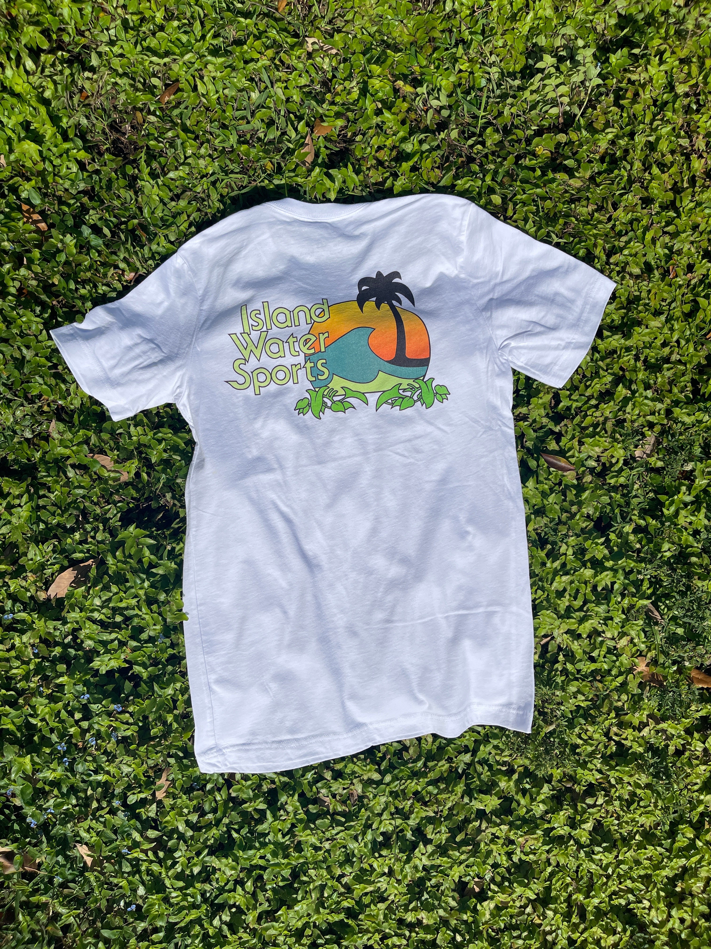 Island Water Sports Old School Logo S/S Tee White L