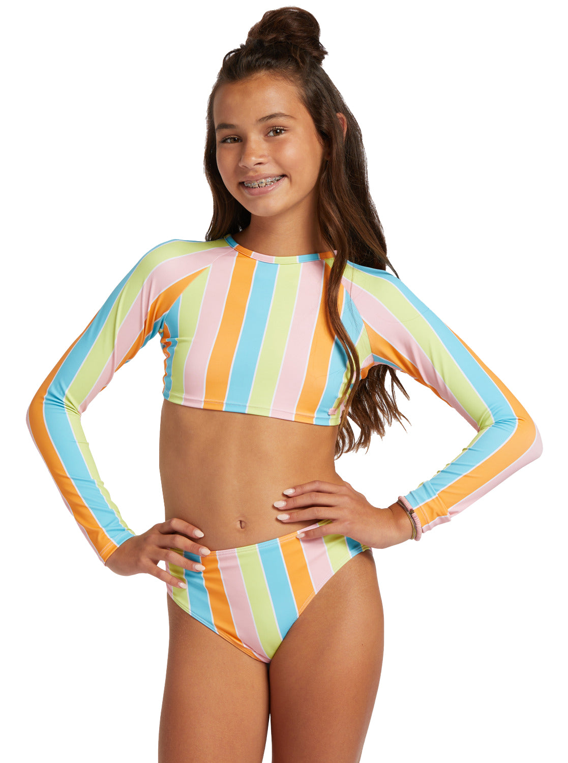 Roxy Last In Paradise LS Croptop ST BGZ6 12/L