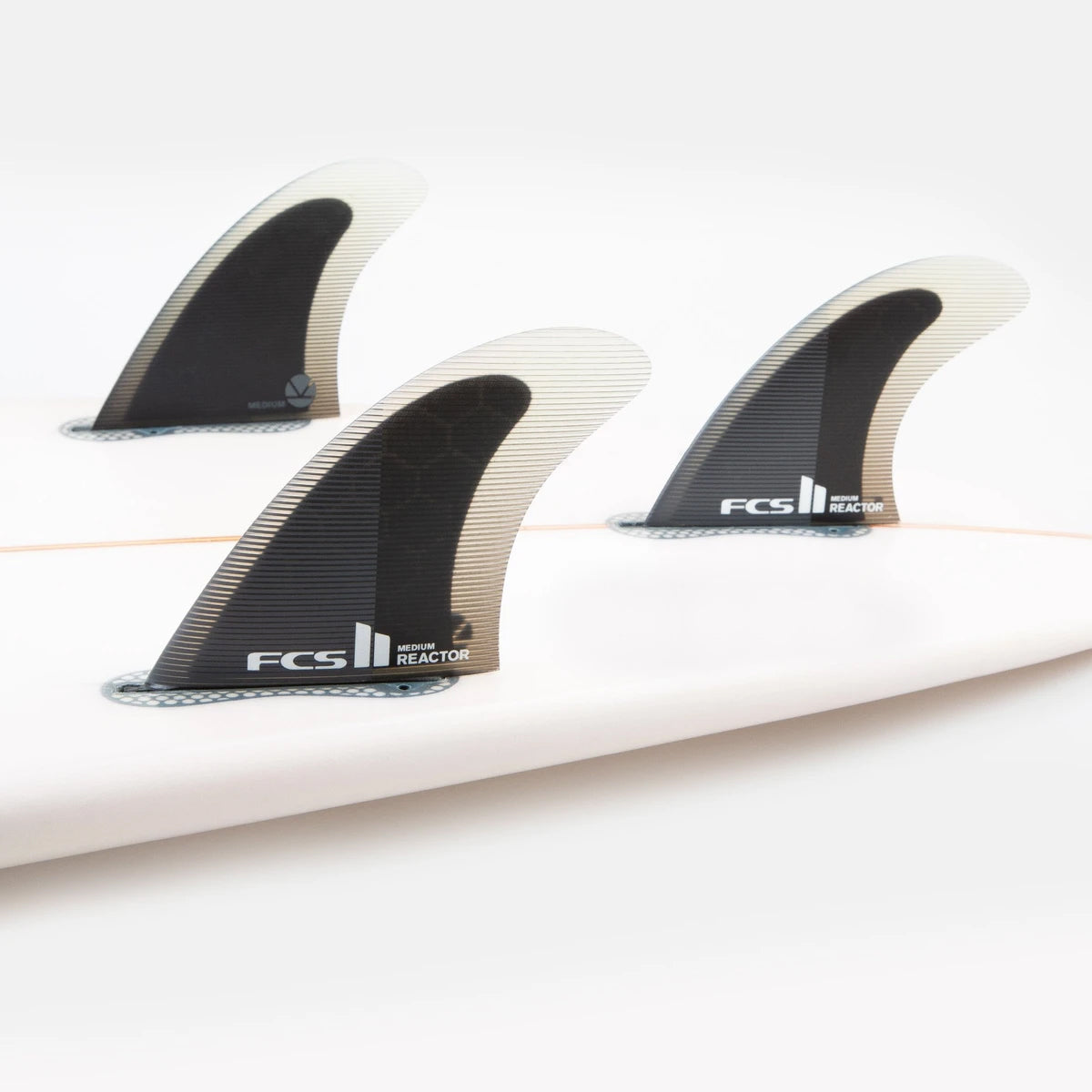 FCS 2 Reactor PC Tri-Fin Set Charcoal-Black S