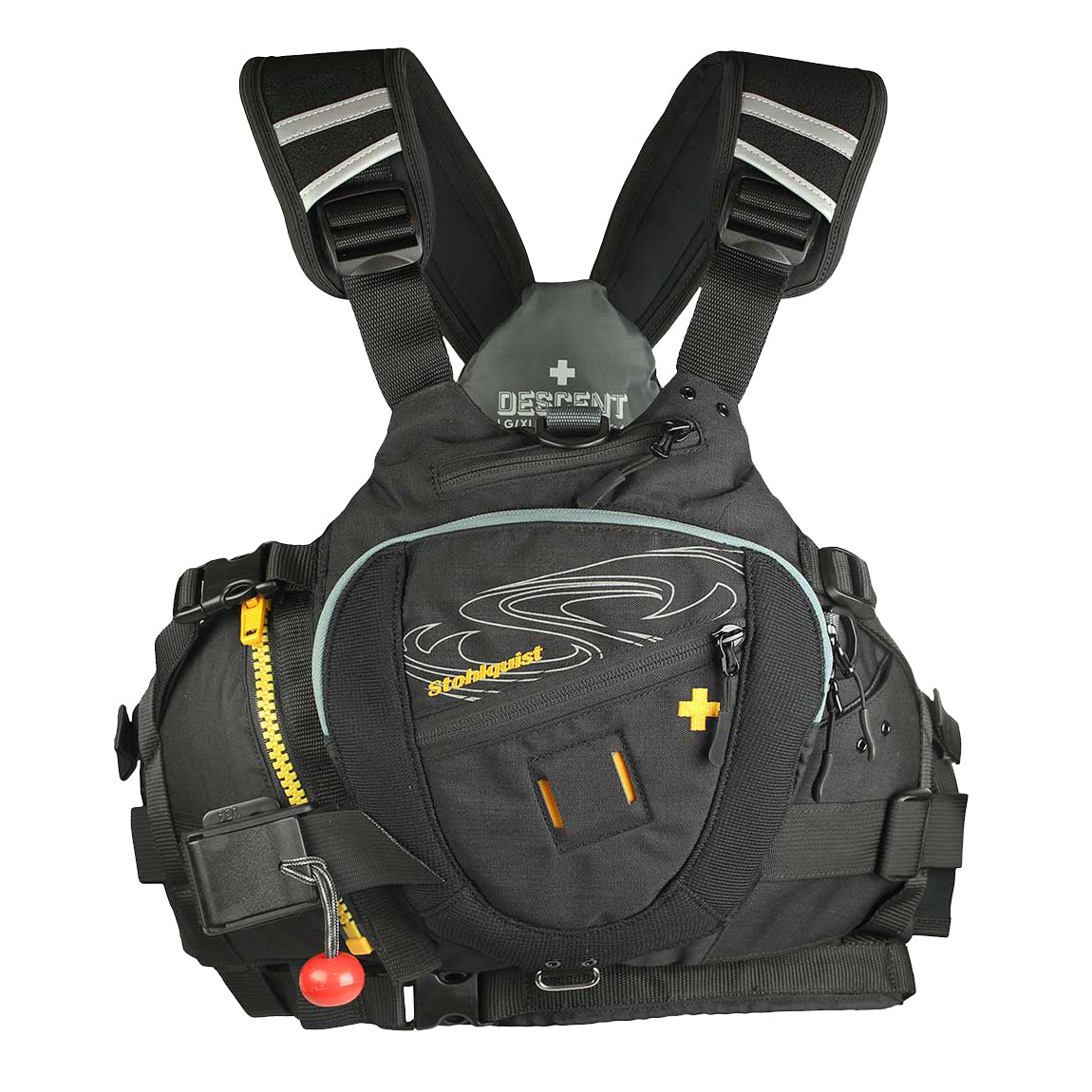 Stohlquist Descent Rescue PFD Black/Gold L/XL