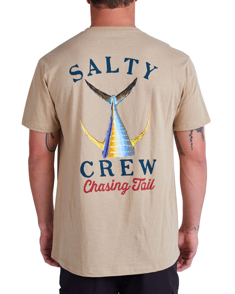Salty Crew Tailed SS Tee  Khaki Heather S