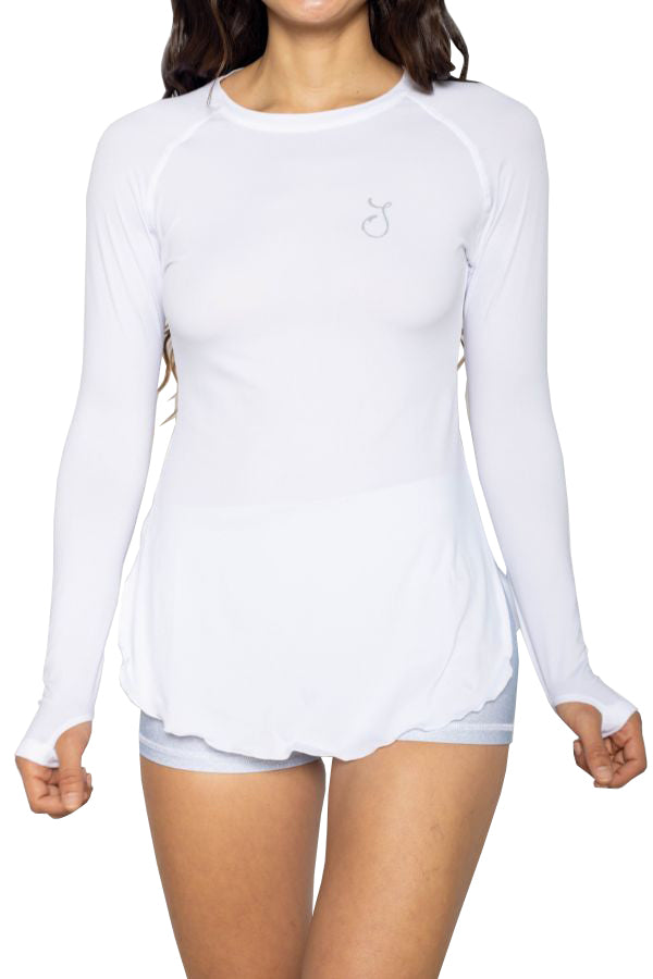 Reel Skipper Flowy Performance Top White-23 L