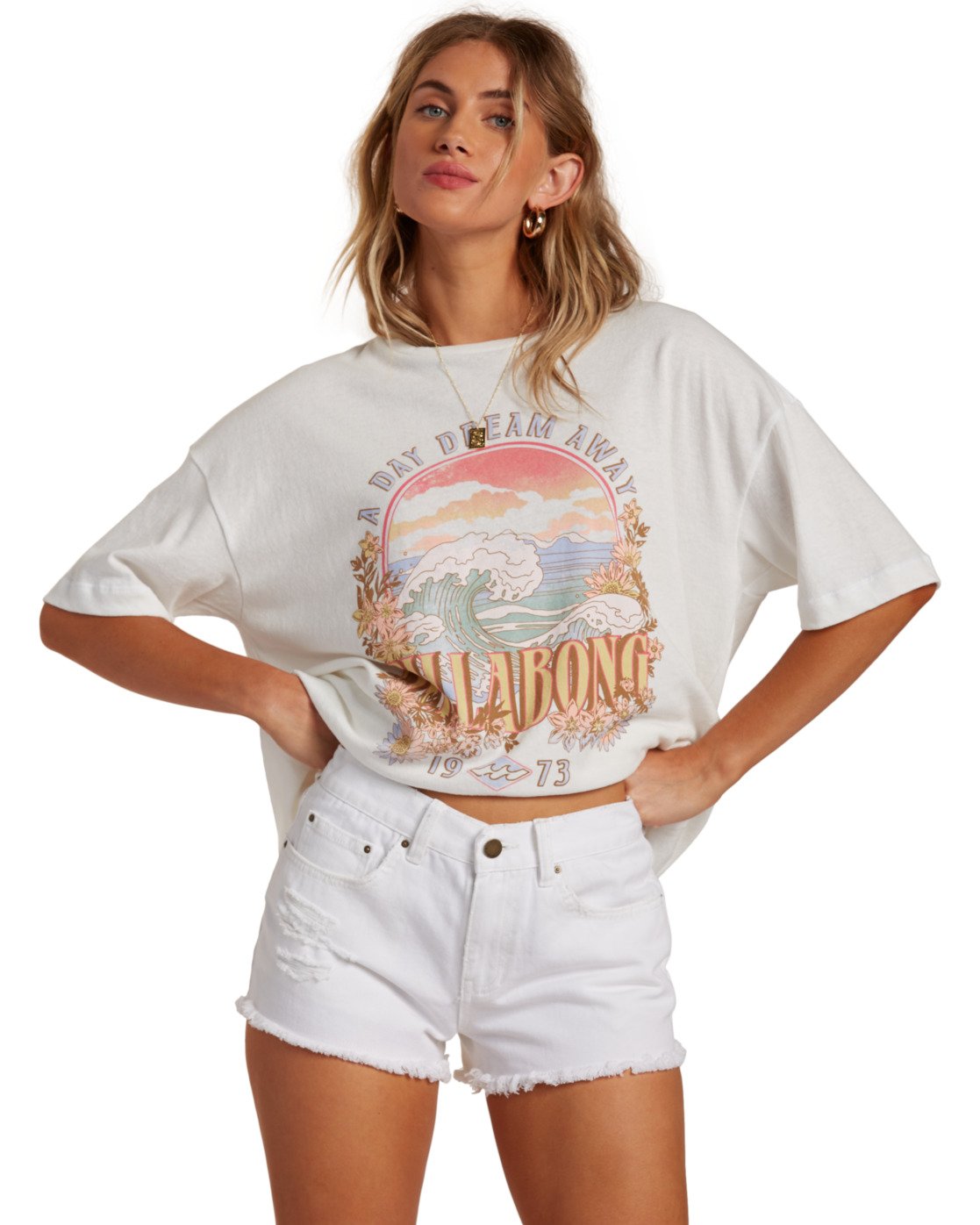 Billabong How Bout That Denim Short SCS- SaltCrystal 27