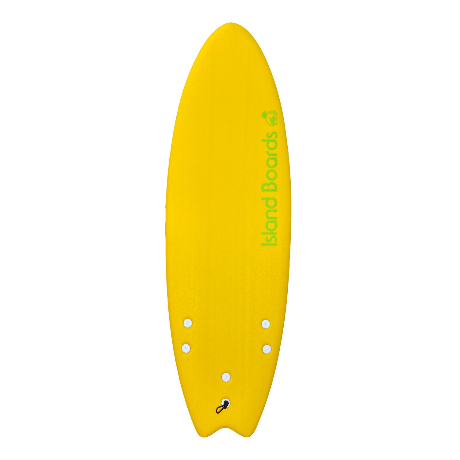 Island Water Sports Swallow Tail Softtop Surfboard Yellow 5ft6in