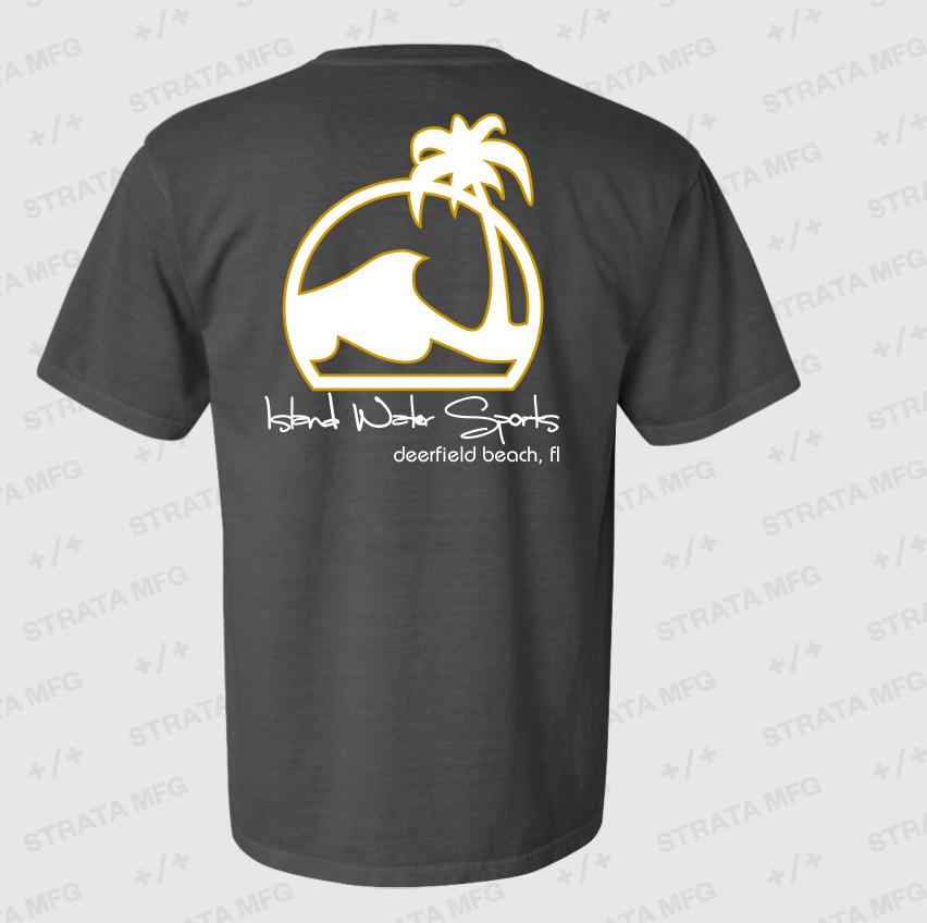 IWS Script Stroke Comfort Colors SS Shirt Pepper-Gold -White S