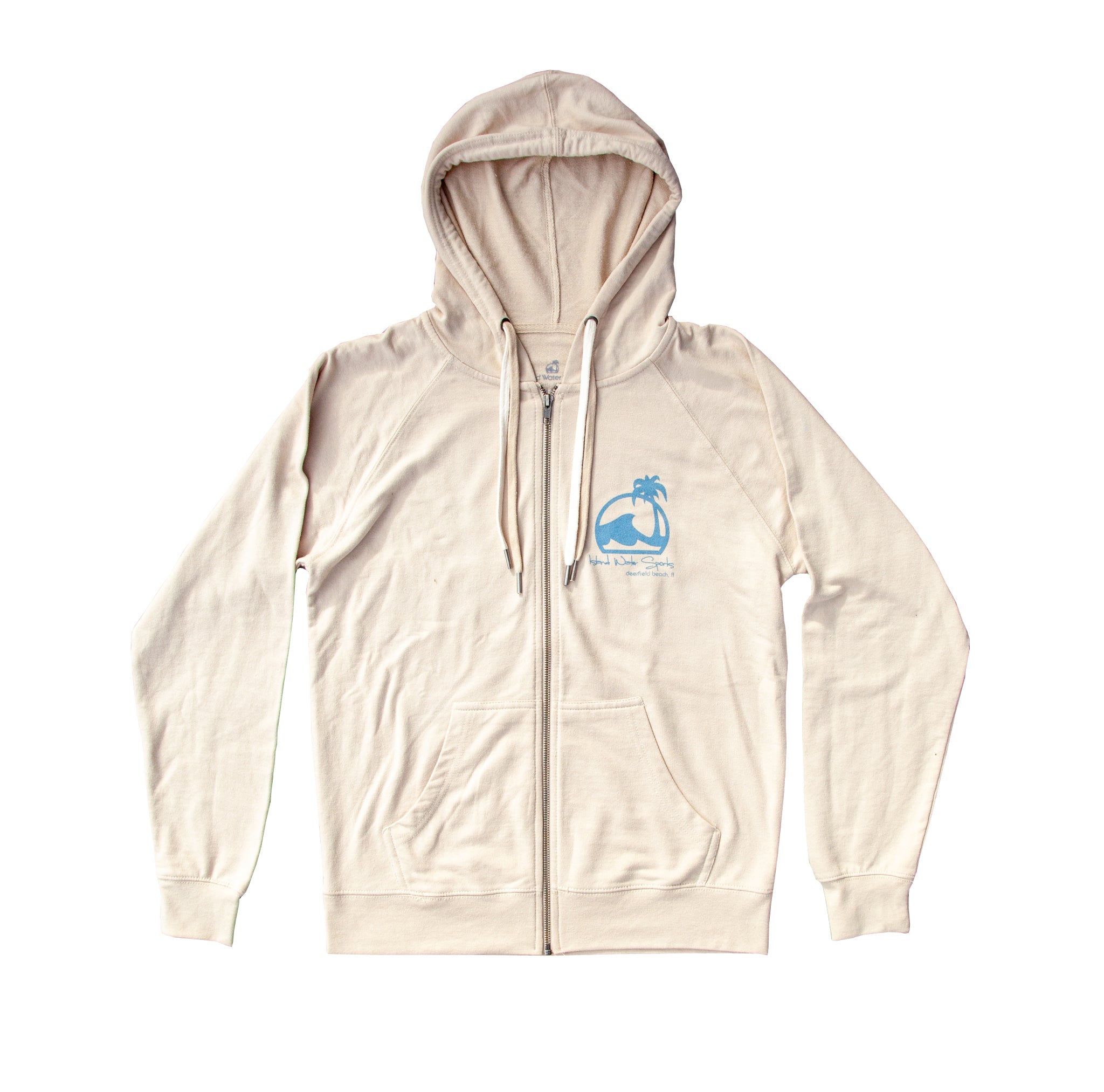 Island Water Sports Script Zip Up Hooded Sweatshirt