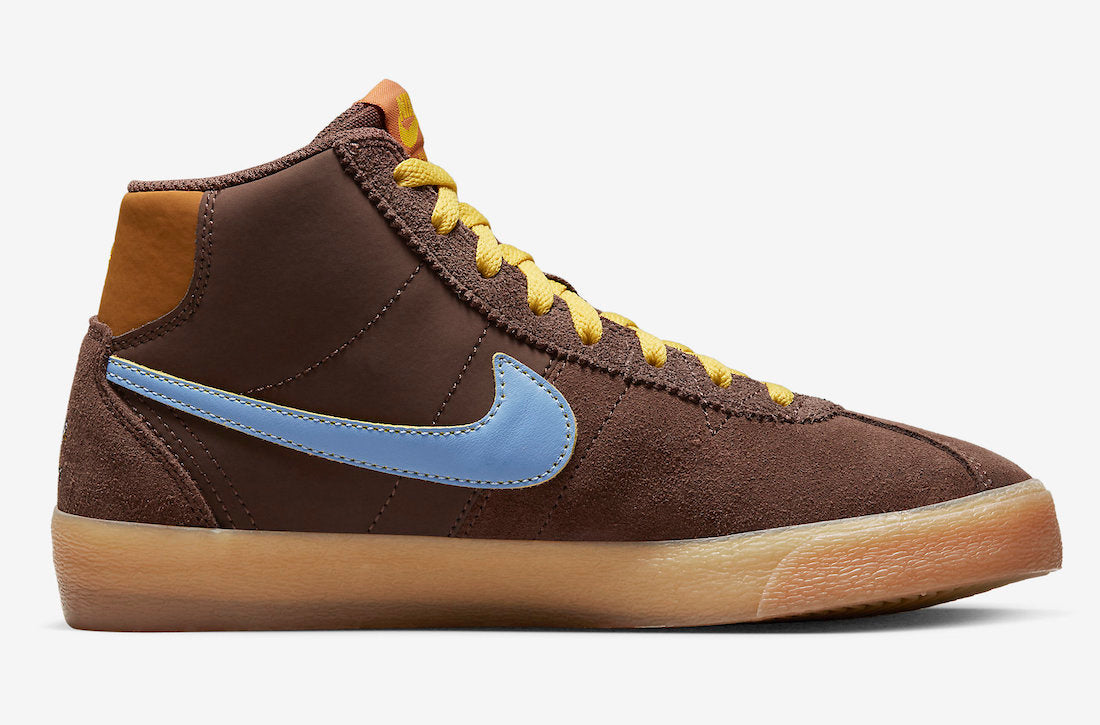 Nike SB Bruin Hi PRM 200-Brown/UniversityBlue 6.5