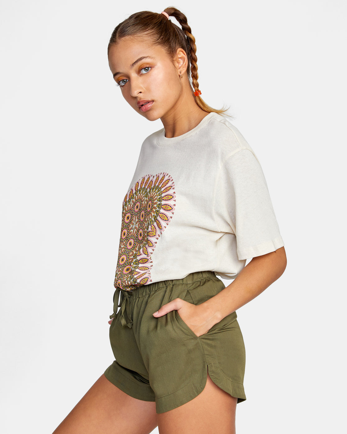 RVCA New Yume Elastic Waist Short DKO M