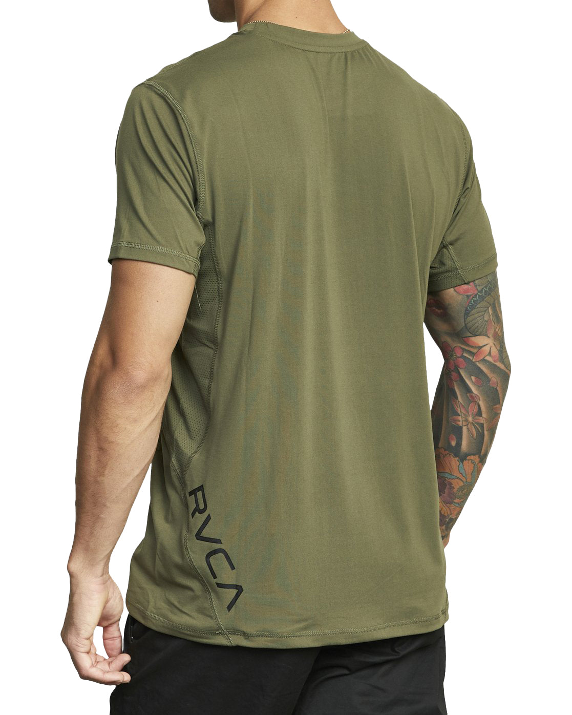 RVCA Sport Vent SS Tee OLV-Olive M