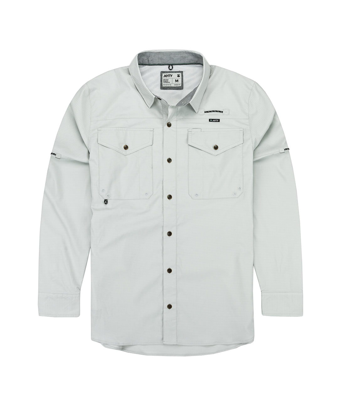 Jetty Bowline Guide LS Shirt GREY S