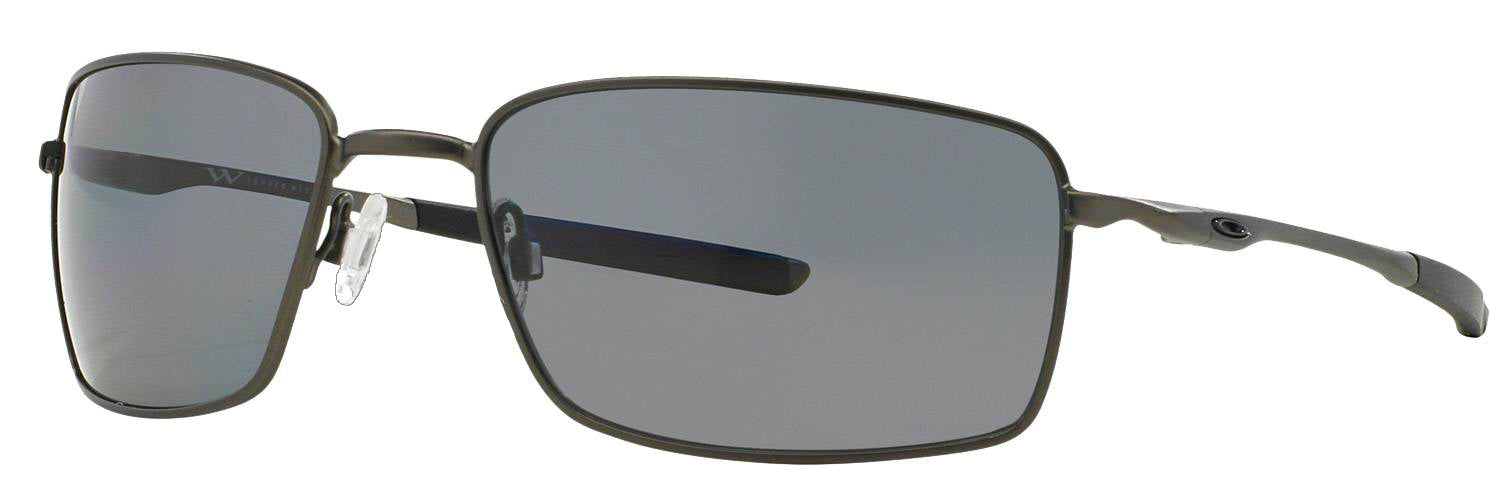 Oakley Square Wire Polarized Sunglasses Carbon Grey Square