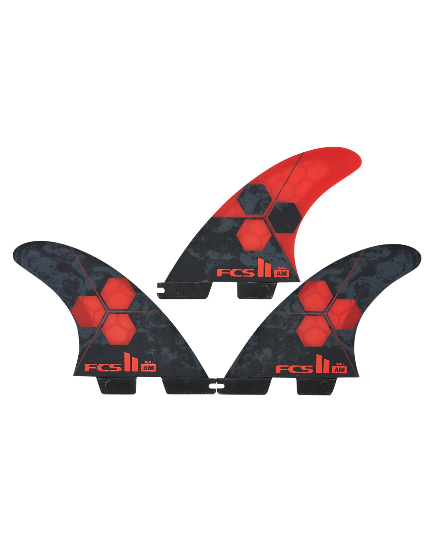 FCS 2 AM PC Tri-Fin Set Red S