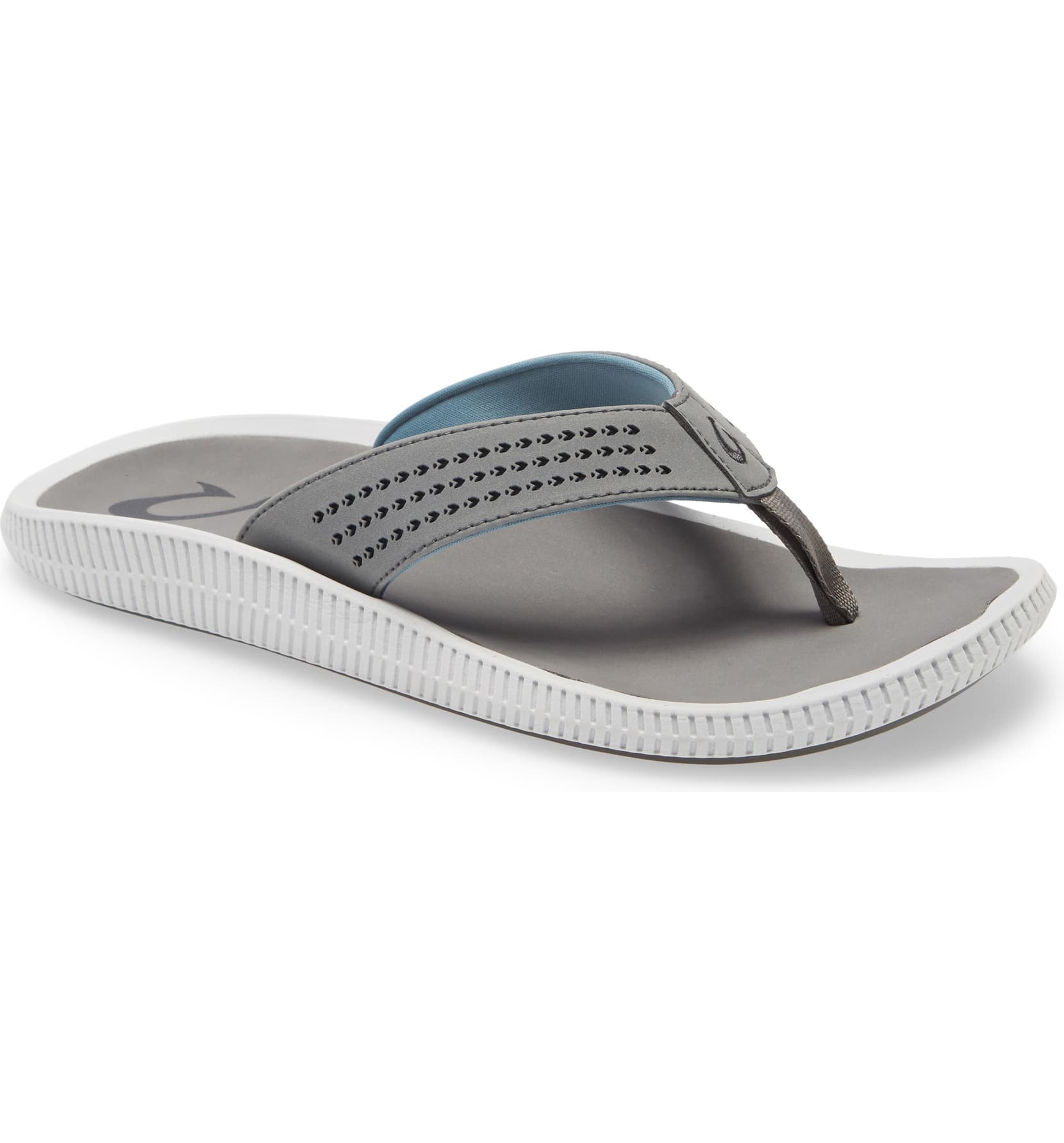 Olukai Ulele Mens Sandal 4Q4Q-Stone-Stone 8