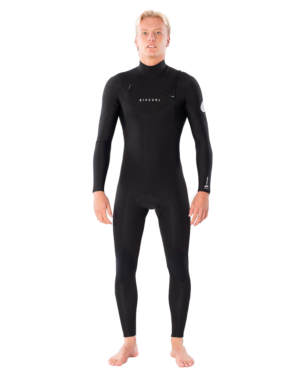 Rip Curl Dawn Patrol 3/2mm Chest Zip Fullsuit 0090-Black L-Short