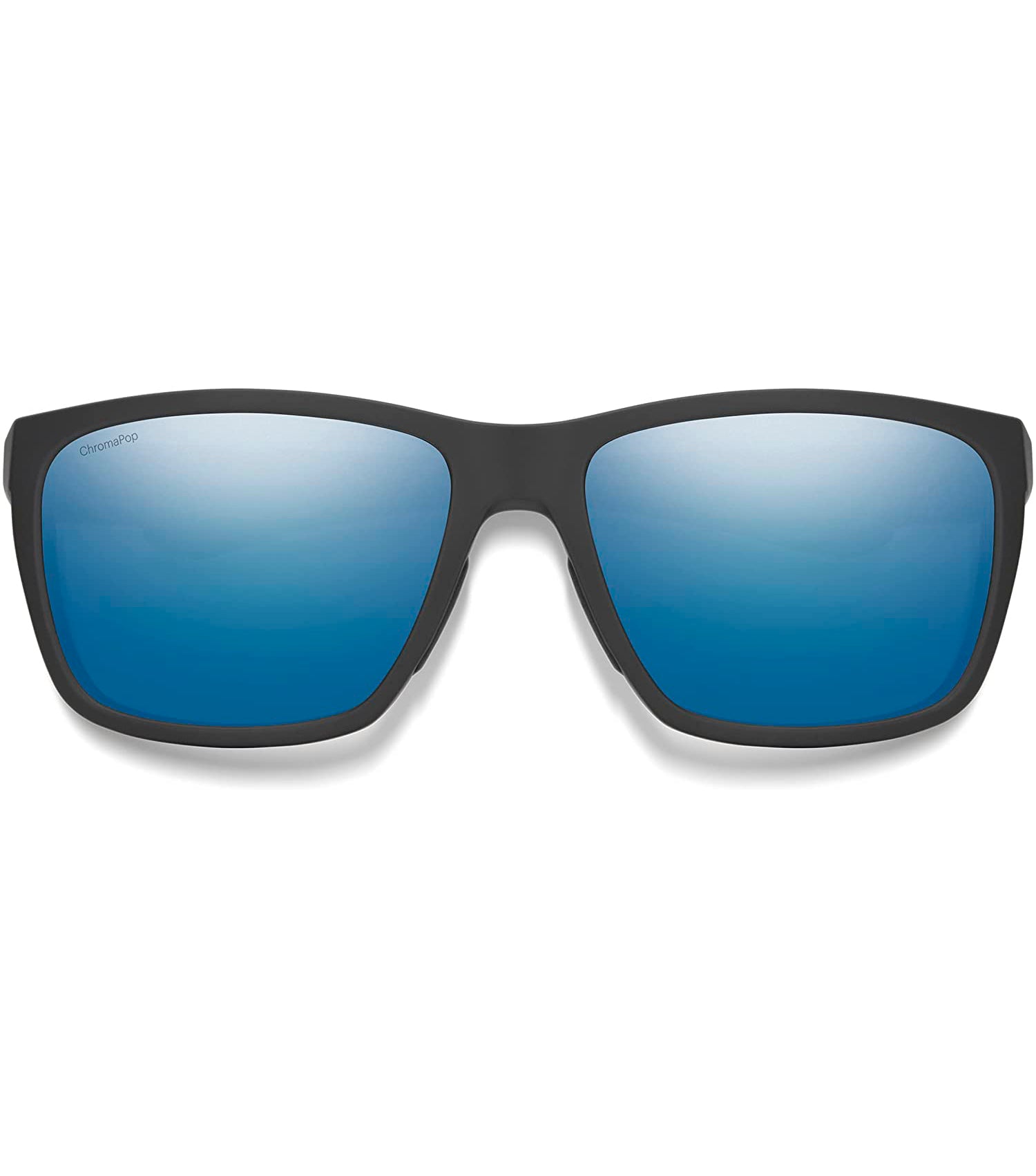 Smith Longfin Polarized Sunglasses Black Blue Mirror Chromapop