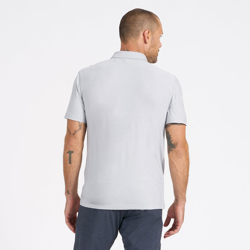Vuori Strato Tech Polo HPT-PlatinumHeather M