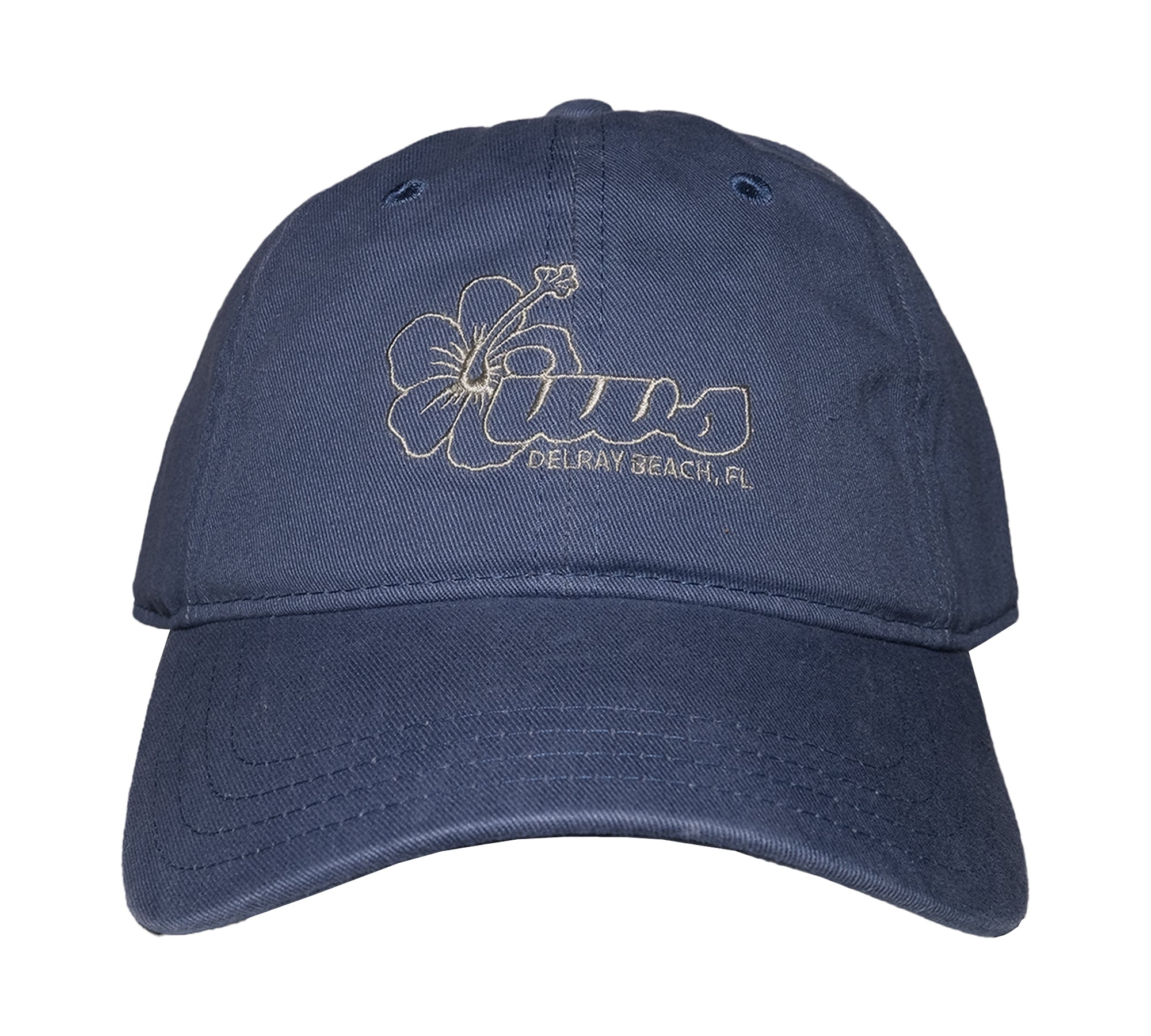 Island Water Sport Hibiscus Hat SlateDELRAY OS