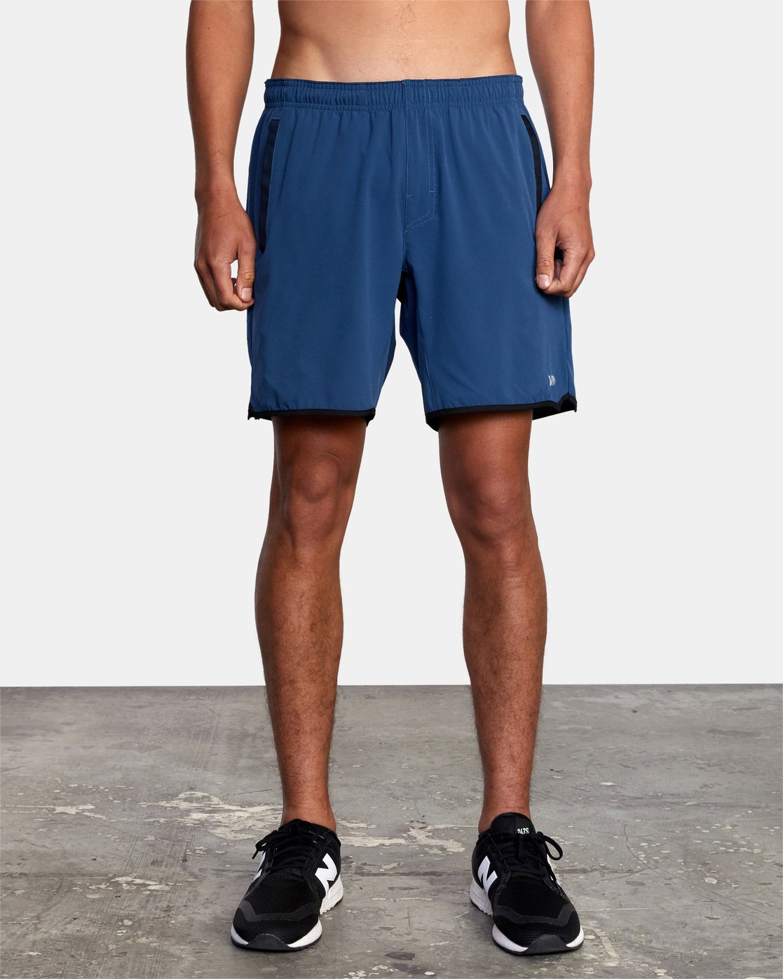 RVCA Yogger Stretch Short DDN-Blue S