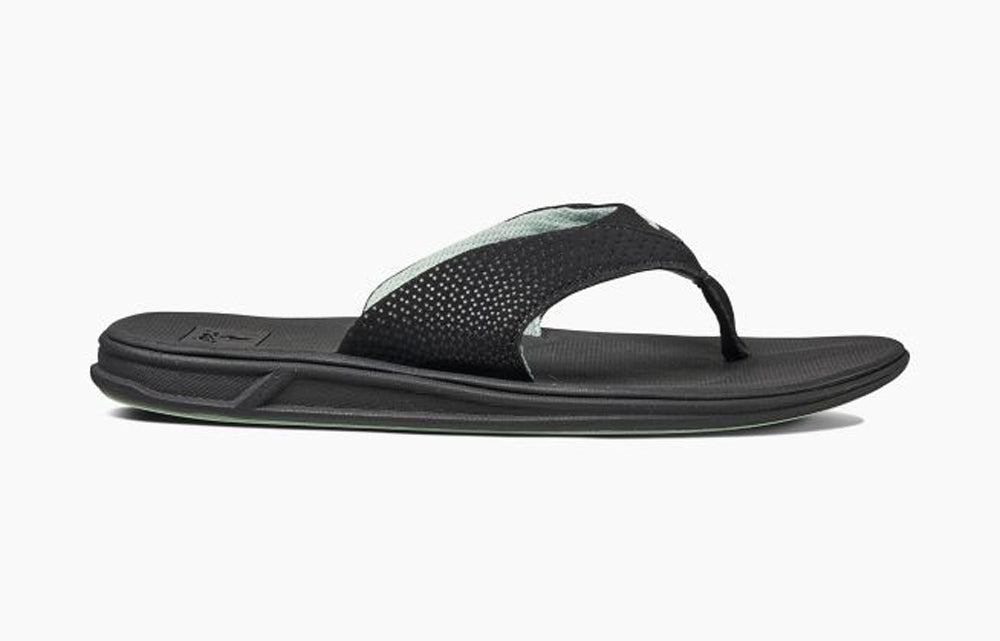 Reef Rover Womens Sandal Black-Mint 6