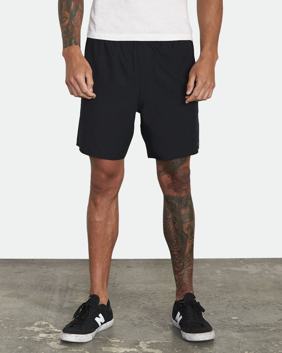 RVCA Yogger Stretch Short BLK-Black S