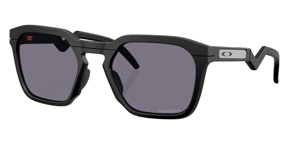 Oakley HSTN Square Sunglasses MatteBlack PrizmGrey