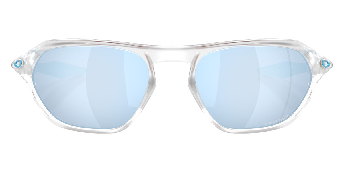 Oakley Cage Jacket Polarized Sunglasses MatteClear PrizmDeepWater