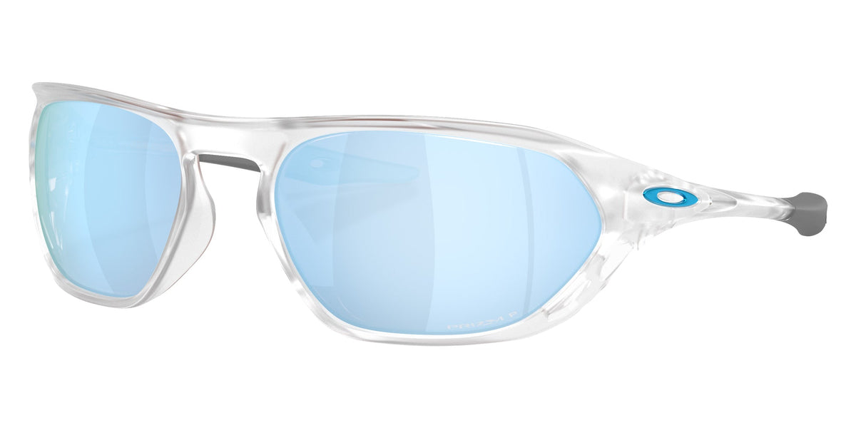 Oakley Cage Jacket Polarized Sunglasses MatteClear PrizmDeepWater