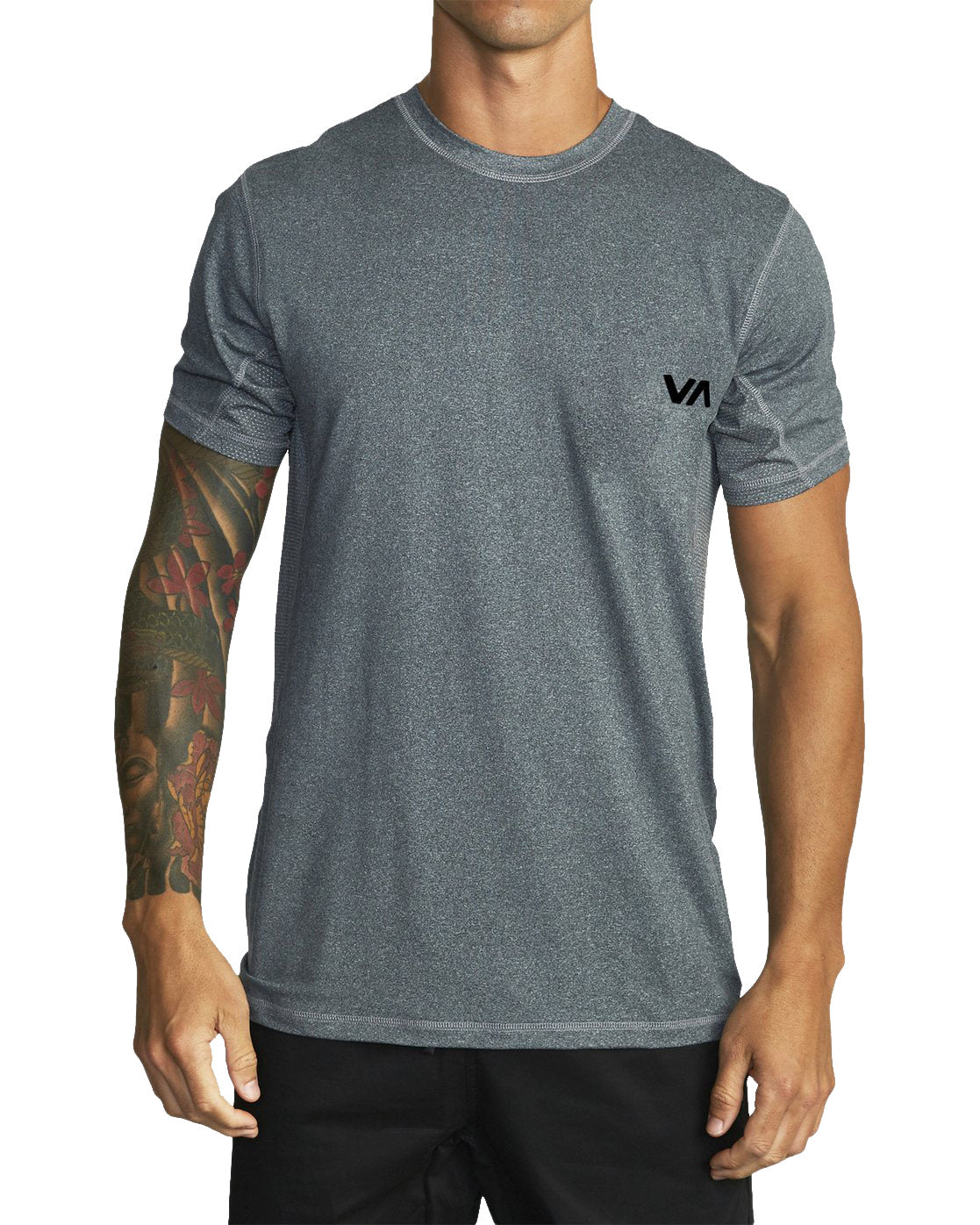 RVCA Sport Vent SS Tee CCH-Charcoal L