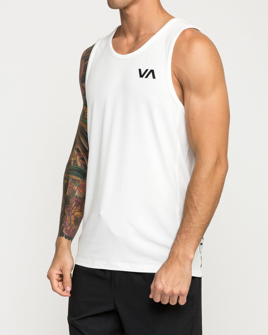 RVCA Sport Vent SL Tank WHT-White S