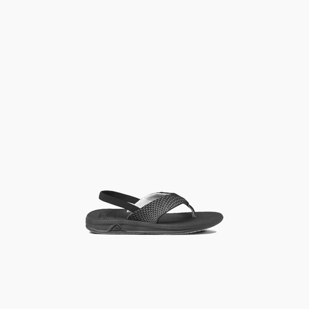 Reef Grom Rover Boys Sandal Black 13 C