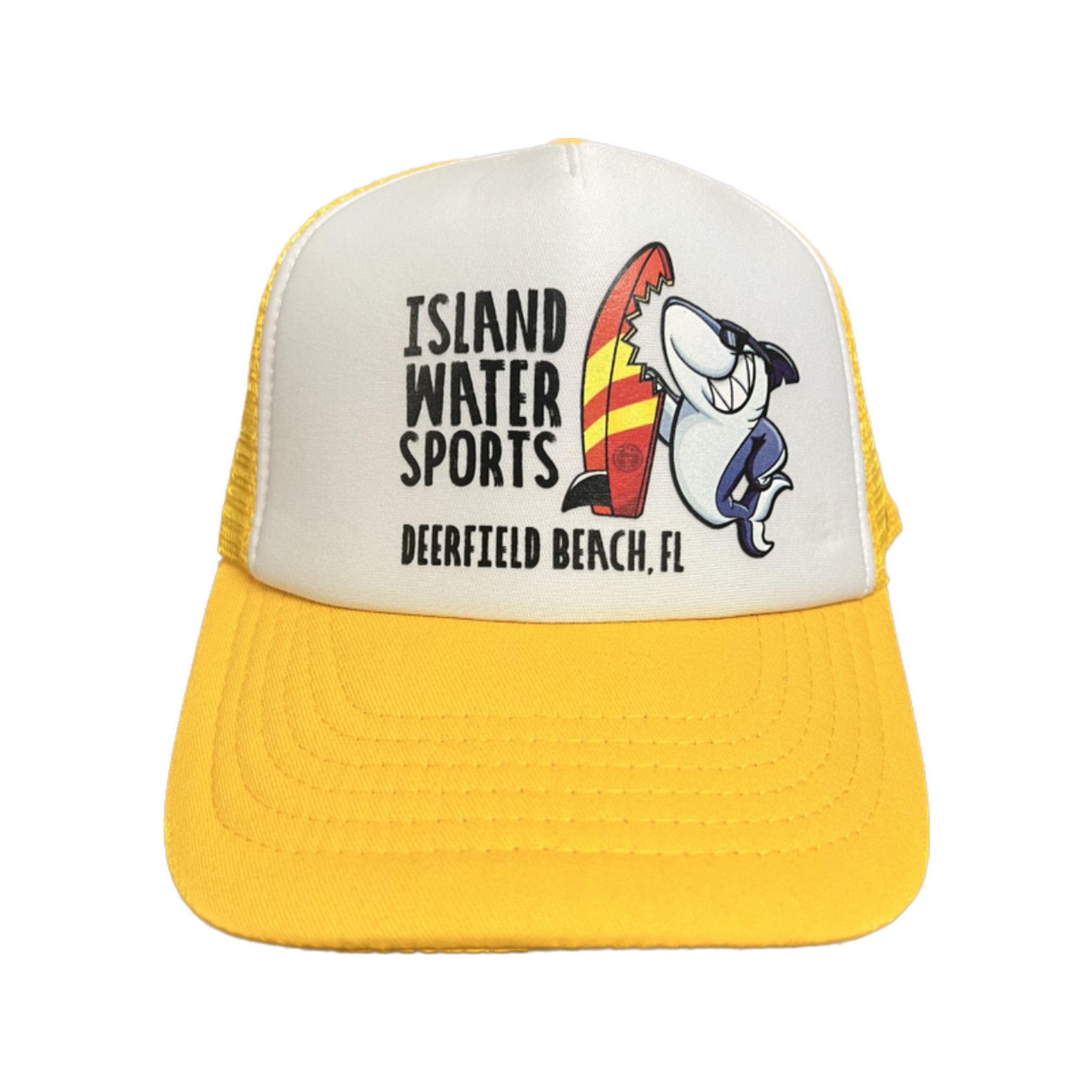 Grom Squad IWS Board Meeting Trucker Hat Yellow Super