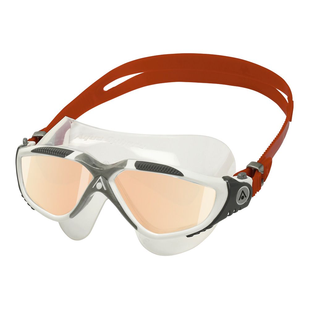 Aqua Sphere Vista Goggle White-Red-Mirror