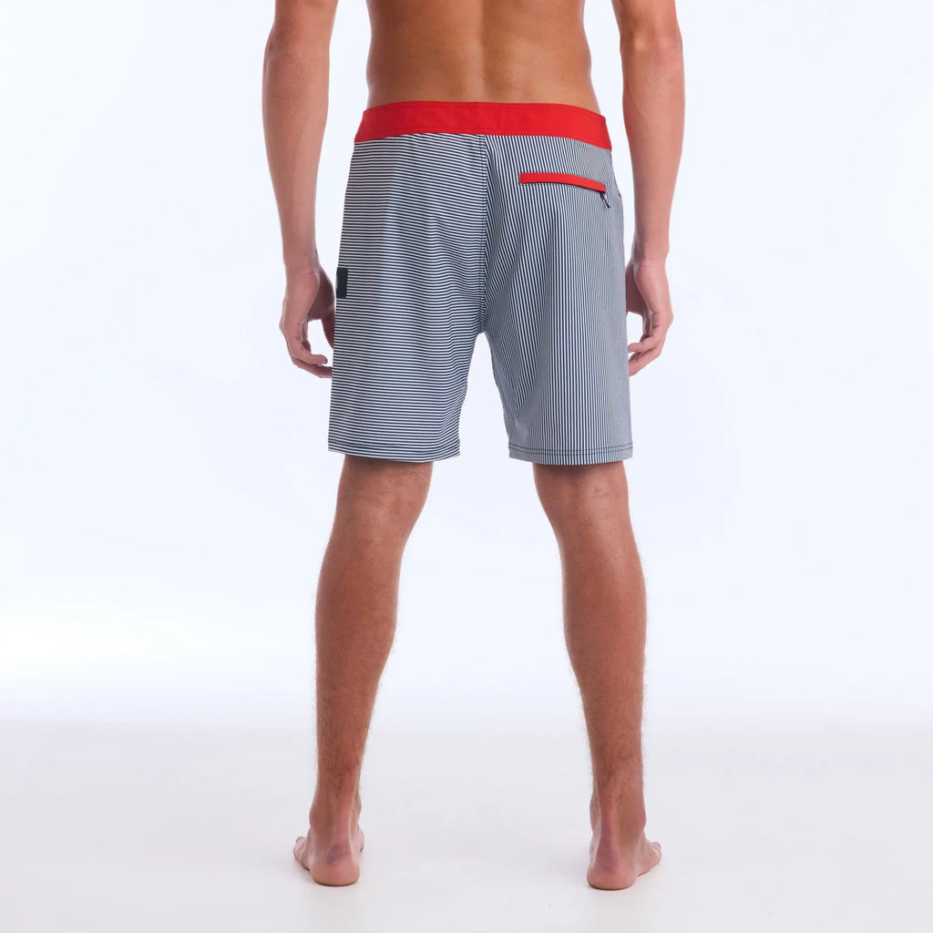 IPD Static Boardshort WHT 36