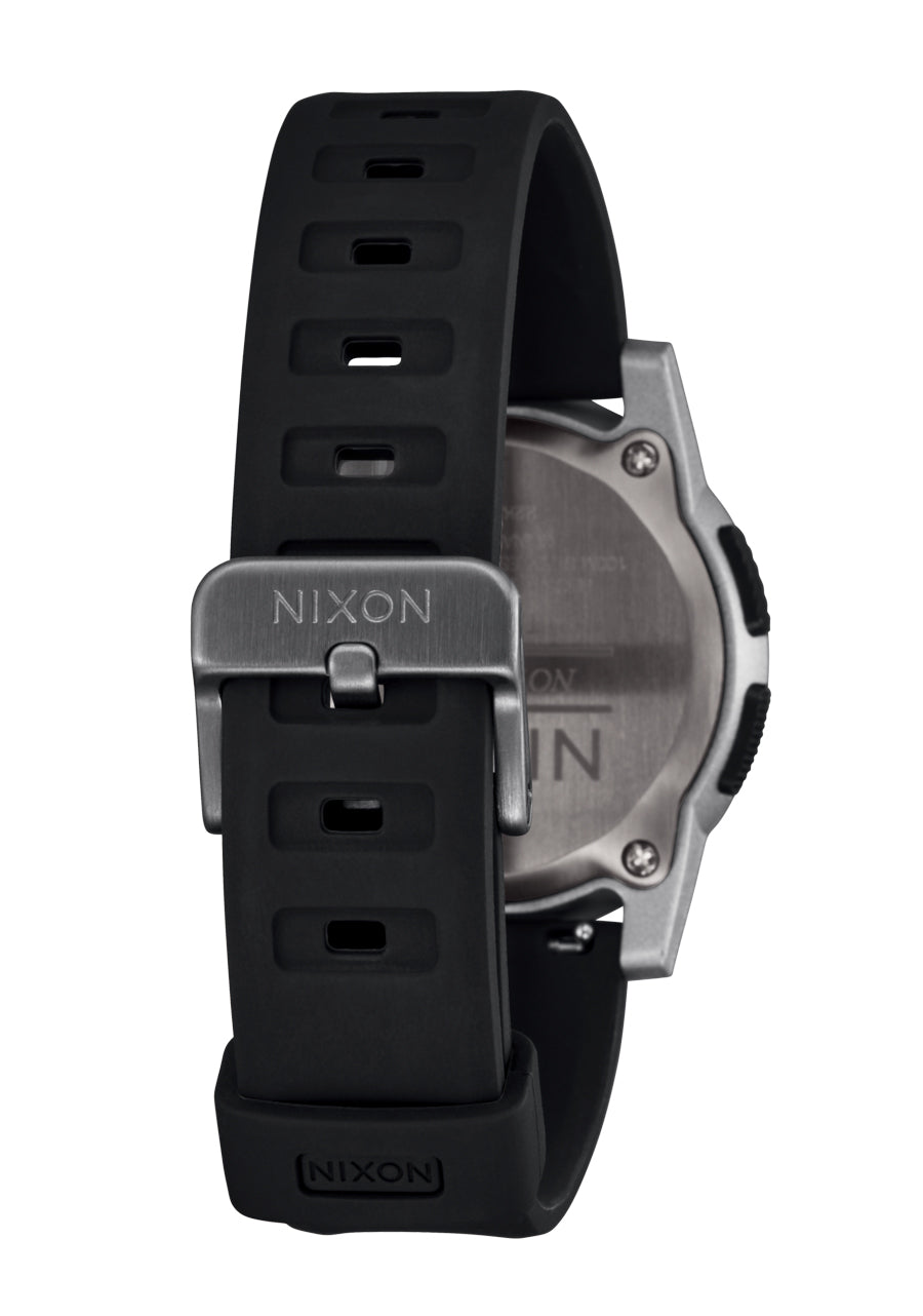 Nixon The Disk Watch 5190-Gunmetal-Black-Positive