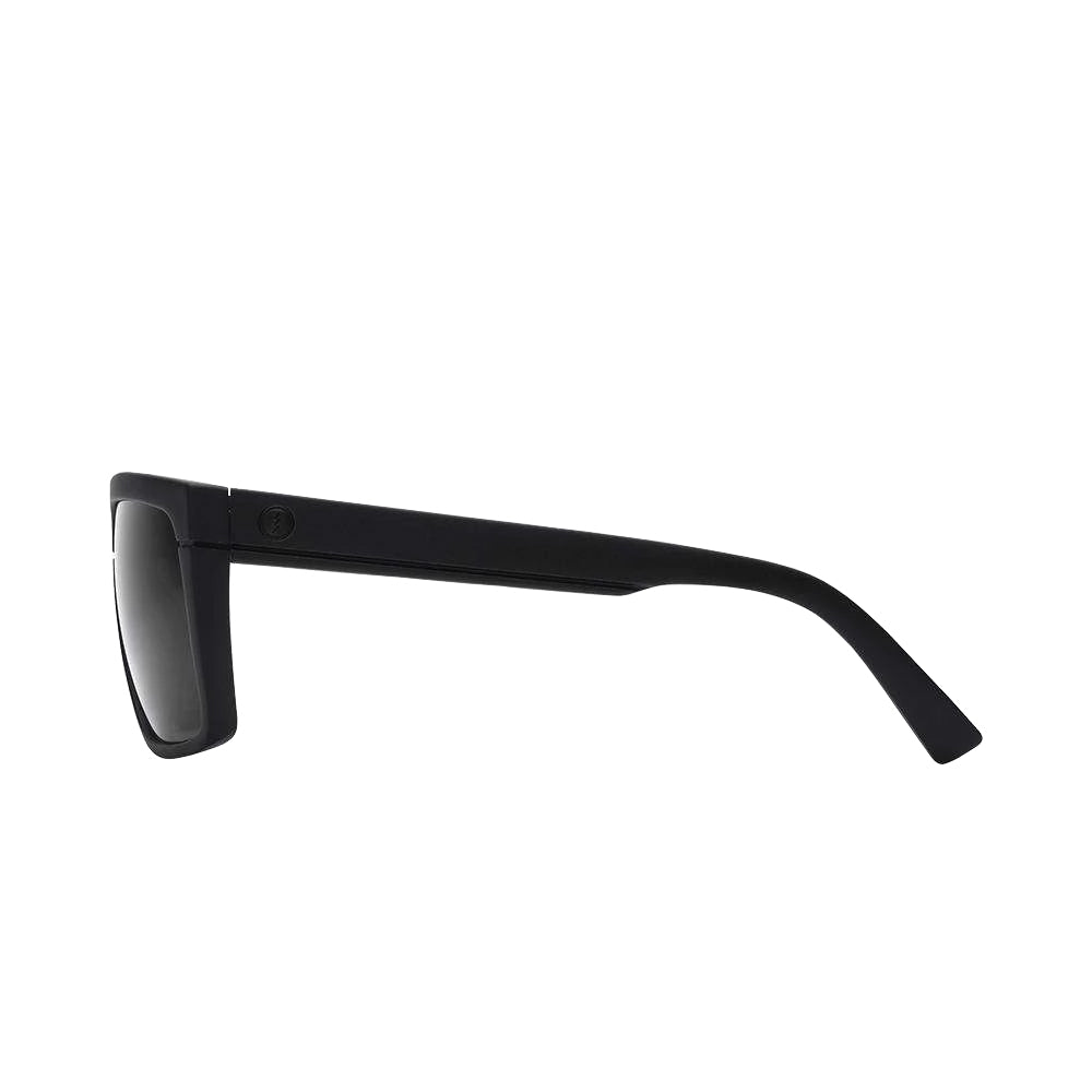 Electric Black Top Sunglasses Matte Black Ohm Grey Square