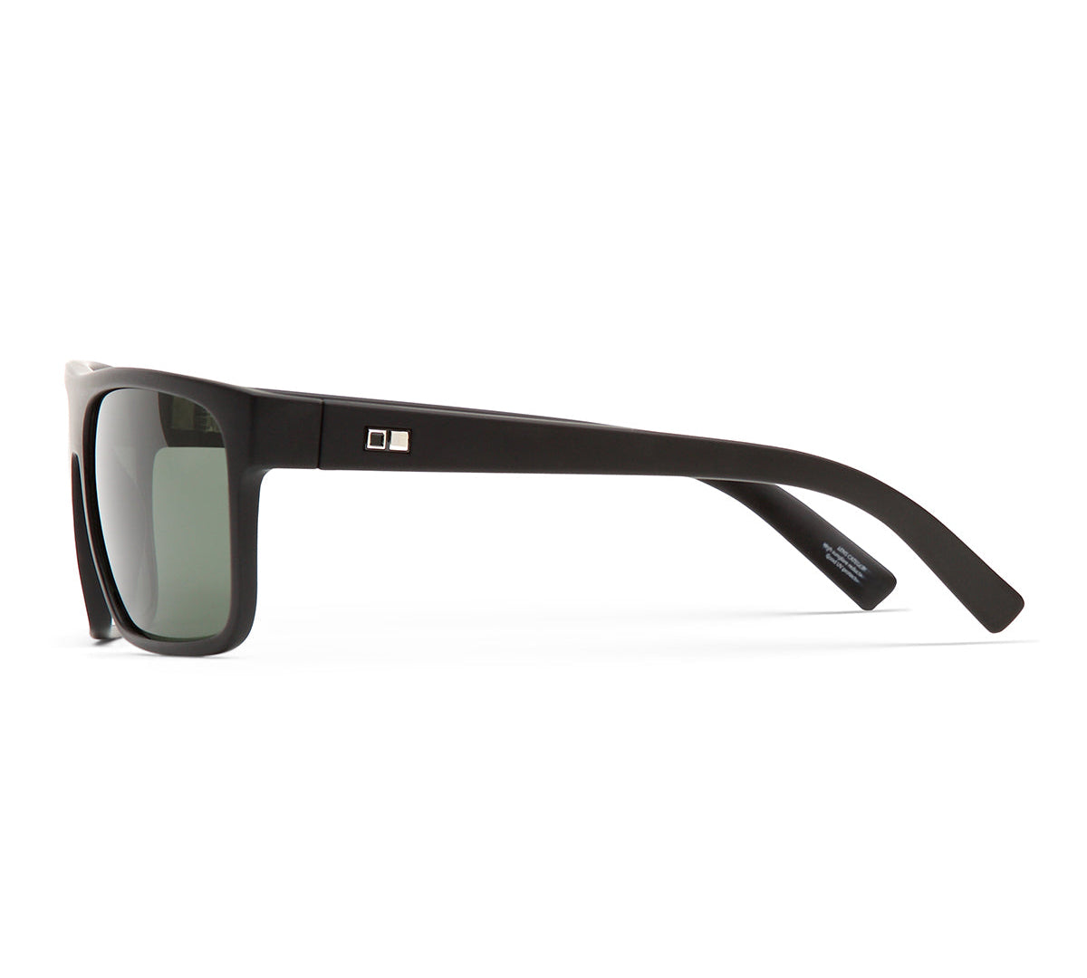 Otis After Dark LIT Polarized Sunglasses Matte Black Grey Square