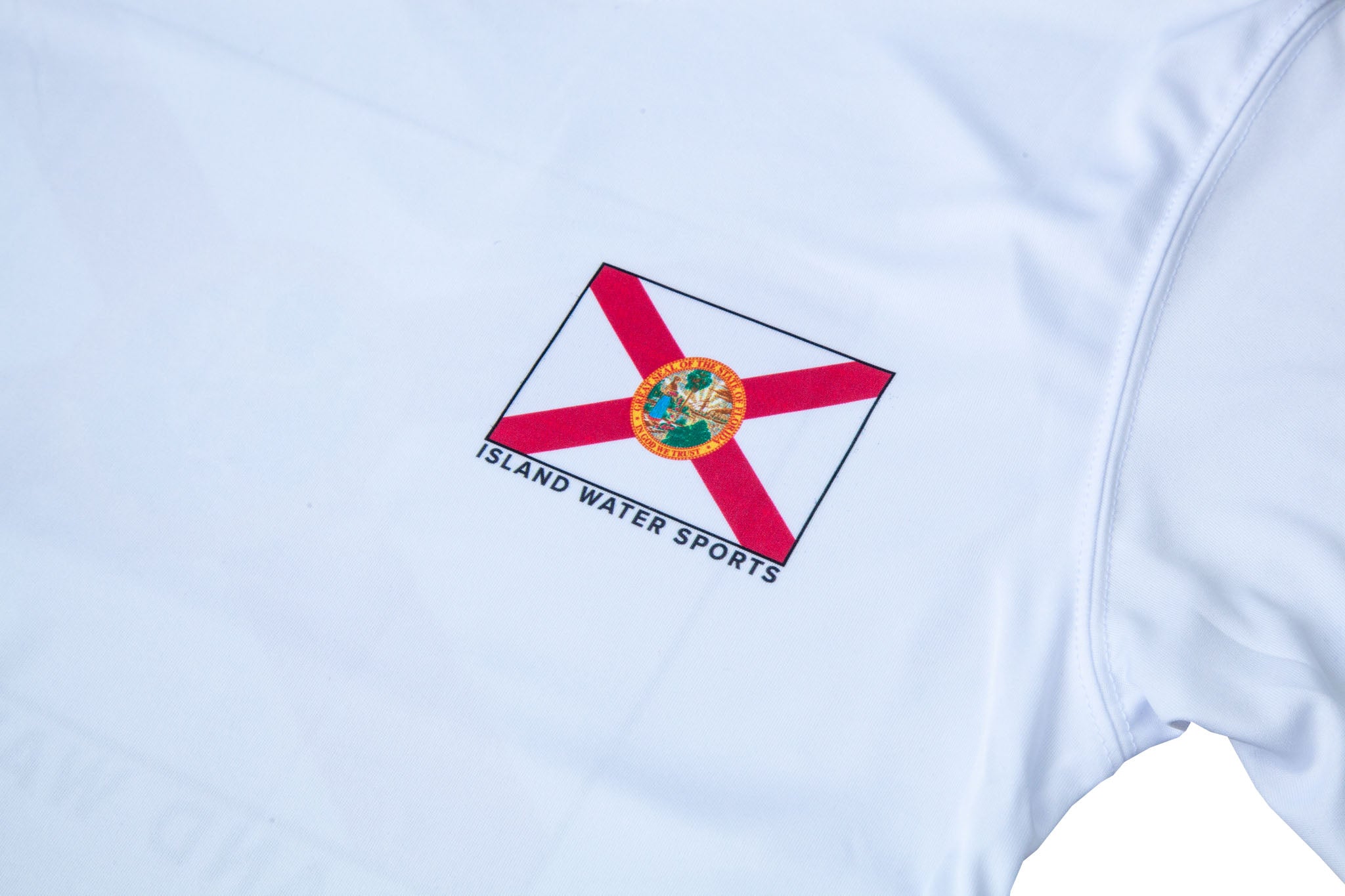 Island Water Sports Florida Flag Performance LS UV Shirt