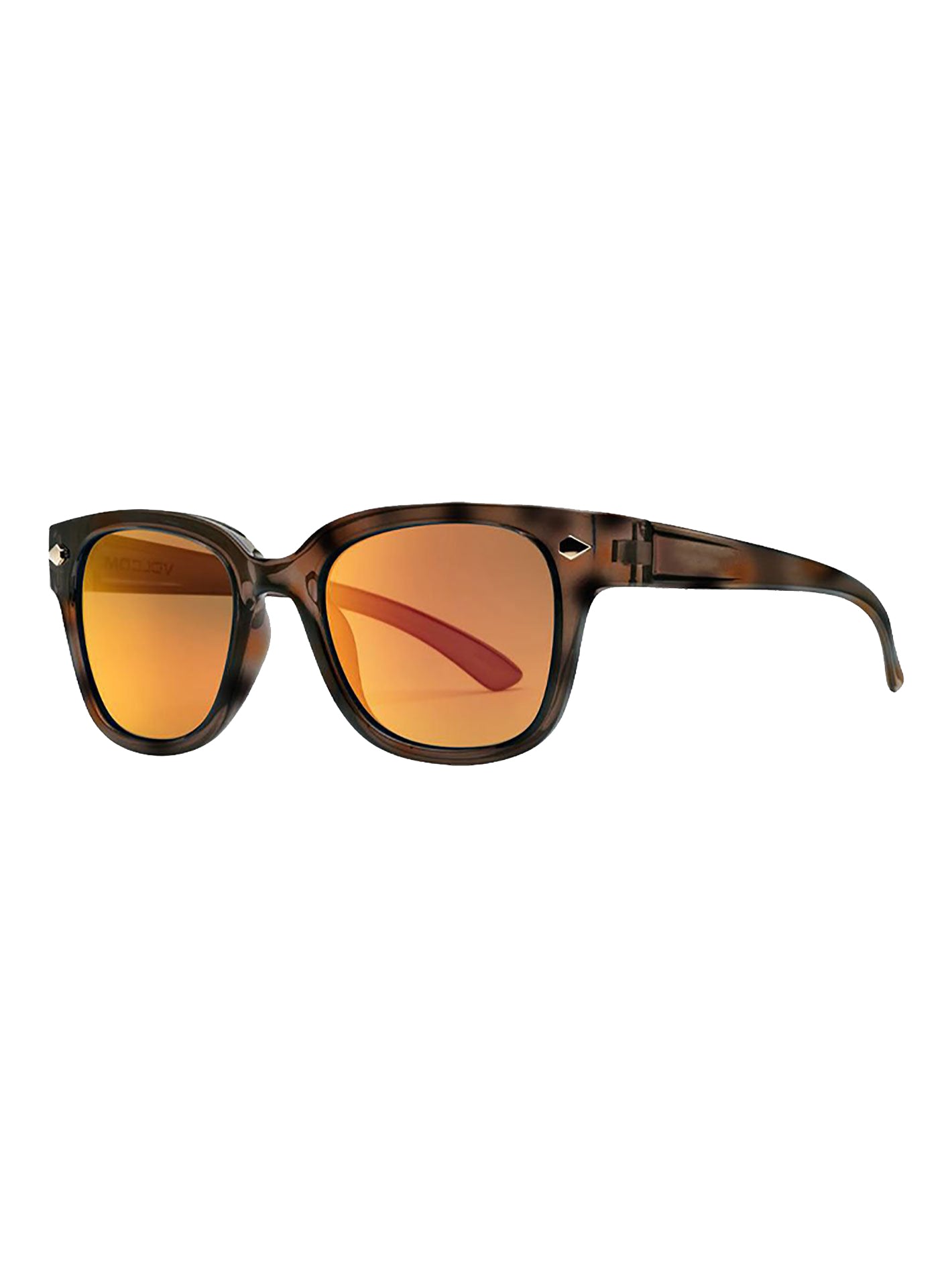 Volcom Freestyle Sunglasses GlossTort HeatMirror Square