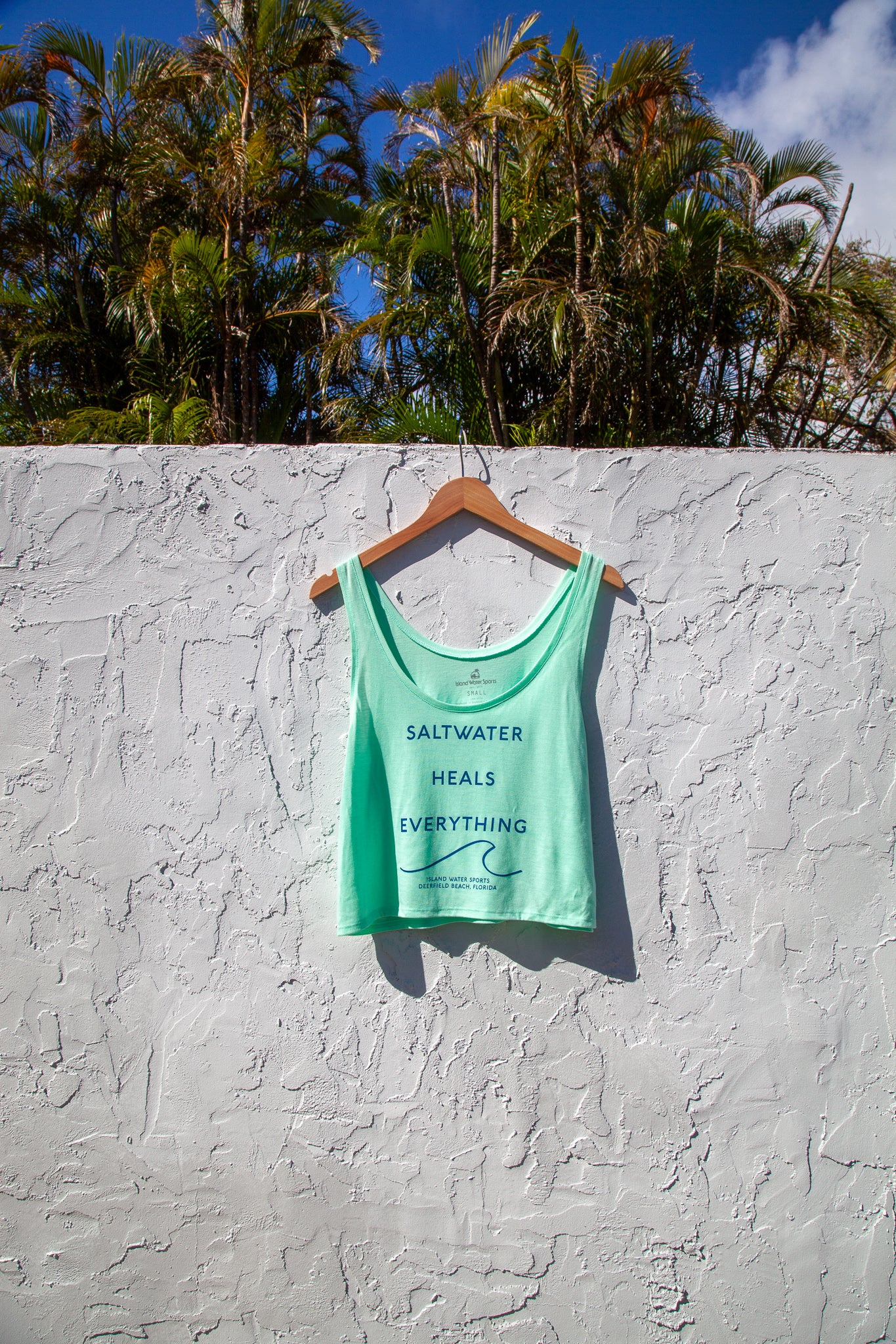 Island Water Sports Saltwater Heals Everything Flowy Boxy Tank